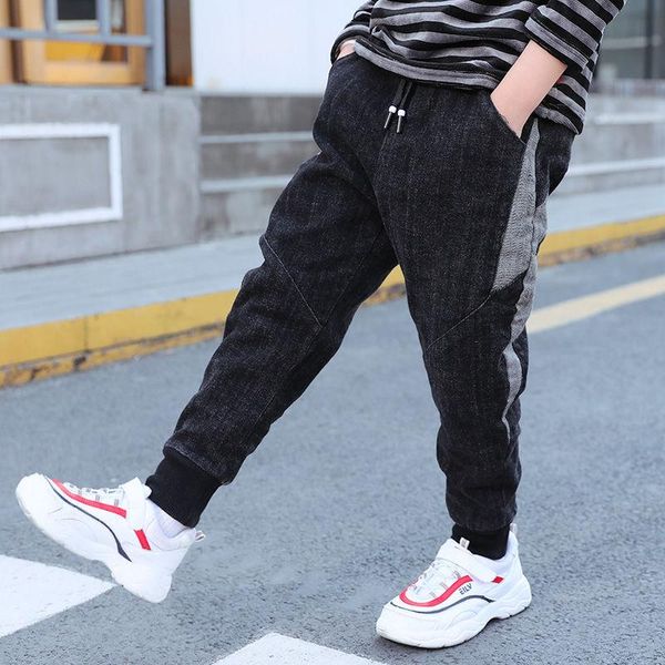 trousers kid pants boys demin pant letters autumn winter clothing plus velvet thickening kids jeans casual clothes, Blue
trousers kid pants boys demin pant letters autumn winter clothing plus velvet thickening kids jeans casual clothes, Blue
