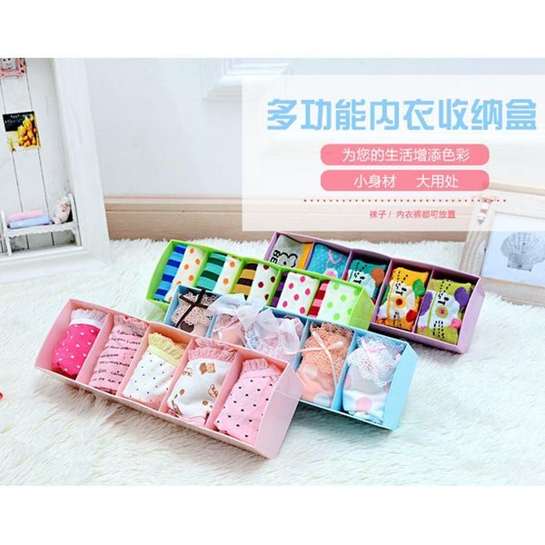 storage boxes & bins five grid underwear socks box clothing organizer multi-function deskdrawer bra ties
storage boxes & bins five grid underwear socks box clothing organizer multi-function deskdrawer bra ties
