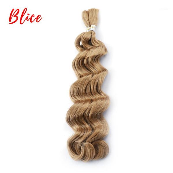 blice 18 "-24" synthetic hair bundles no weft natural wave 1pcs crochet bulk frosted blonde extensions for women1, Black
blice 18 "-24" synthetic hair bundles no weft natural wave 1pcs crochet bulk frosted blonde extensions for women1, Black