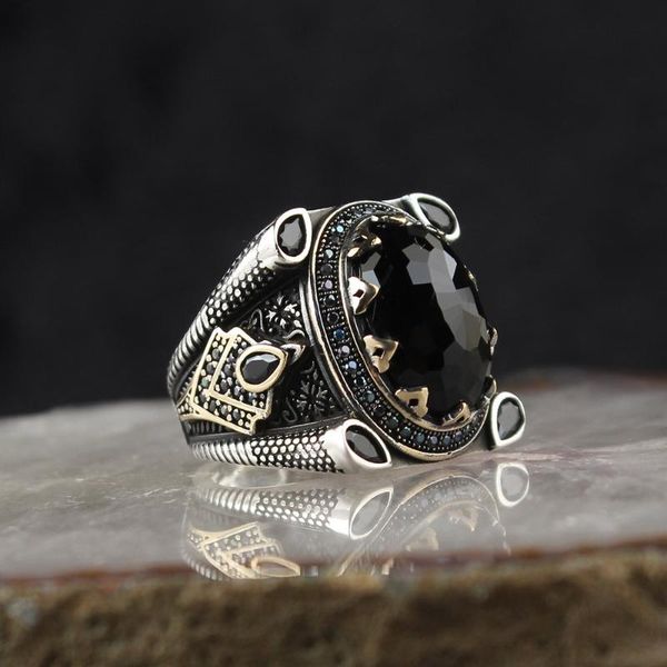cluster rings 925 sterling silver ring for men zircon stone jewelry fashion vintage gift onyx aqeq mens all size, Golden;silver
cluster rings 925 sterling silver ring for men zircon stone jewelry fashion vintage gift onyx aqeq mens all size, Golden;silver