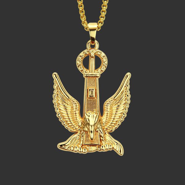 men for chains pendant hip hop amulet neck s 18k real gold electroplating tide brand eagle necklace hop jewelry, Silver
men for chains pendant hip hop amulet neck s 18k real gold electroplating tide brand eagle necklace hop jewelry, Silver