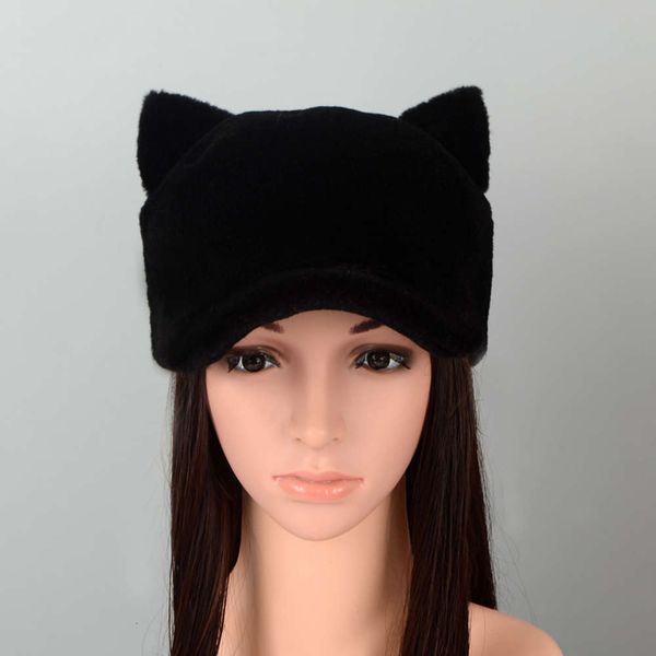 fashion warm baseball cap whole skin lady sheep sheared cat ears duck tongue hat wool, Blue;gray
fashion warm baseball cap whole skin lady sheep sheared cat ears duck tongue hat wool, Blue;gray