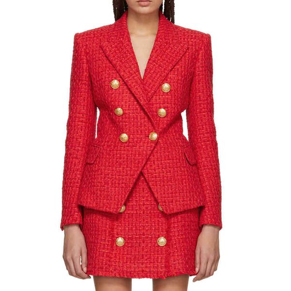 women's jackets est fashion fall winter designer blazer jacket classic lion buttons tweed wool coat l0sb, Black;brown
women's jackets est fashion fall winter designer blazer jacket classic lion buttons tweed wool coat l0sb, Black;brown