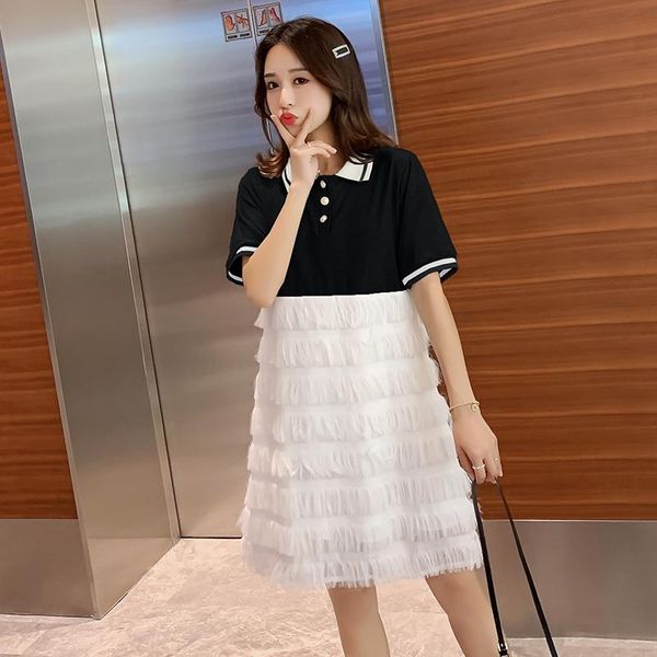maternity dresses 620# clothes summer short sleeves turn down collar cake dress loose stylish pregnant women mom, White
maternity dresses 620# clothes summer short sleeves turn down collar cake dress loose stylish pregnant women mom, White