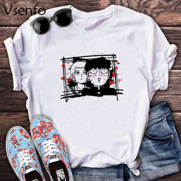 women's t-shirt mob psycho 100 funny t shirt women men casual harajuku summer janpan anime graphic print t-shirts streetwear, White
women's t-shirt mob psycho 100 funny t shirt women men casual harajuku summer janpan anime graphic print t-shirts streetwear, White
