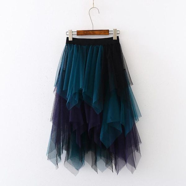 skirts summer mesh women stretch high waist midi skirt irregular hem tulle jump femme saias, Black
skirts summer mesh women stretch high waist midi skirt irregular hem tulle jump femme saias, Black