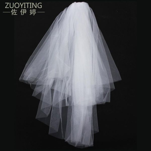 bridal veils zuoyiting wedding accessories short simple veil white ivory two layer with comb, Black
bridal veils zuoyiting wedding accessories short simple veil white ivory two layer with comb, Black
