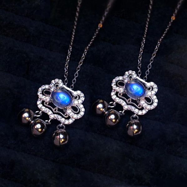 pendant necklaces safe lock moonstone necklace choker long life little bell for women korean & pendants a1813, Silver
pendant necklaces safe lock moonstone necklace choker long life little bell for women korean & pendants a1813, Silver