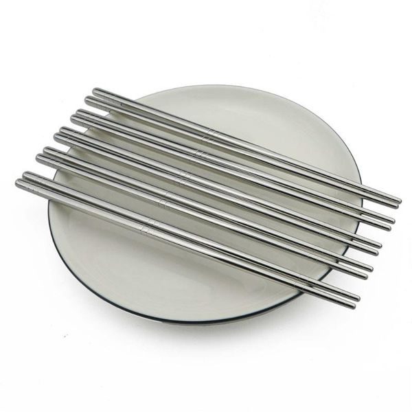 chinese pairs/lot stainless steel chopsticks reusable silver 304 tableware grade 5 sticks sushi noodle
chinese pairs/lot stainless steel chopsticks reusable silver 304 tableware grade 5 sticks sushi noodle