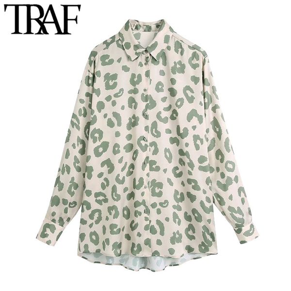 traf women fashion animal print loose cozy blouses vintage long sleeve button-up female shirts blusas chic 210415, White
traf women fashion animal print loose cozy blouses vintage long sleeve button-up female shirts blusas chic 210415, White