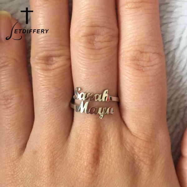 letdiffery custom double name stainless steel adjustable personlized women unique jewelry wedding rings girl gift, Golden;silver
letdiffery custom double name stainless steel adjustable personlized women unique jewelry wedding rings girl gift, Golden;silver