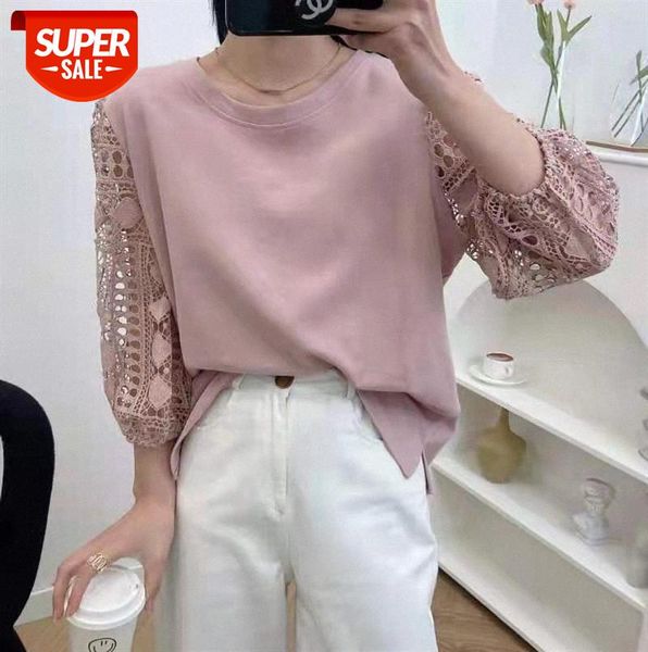 lizhi qixia korean style temperament round neck design sense of hollow embroidery three-quarter sleeves bottoming shirt t-shirt 110583 #3n6g, Black;gray
lizhi qixia korean style temperament round neck design sense of hollow embroidery three-quarter sleeves bottoming shirt t-shirt 110583 #3n6g, Black;gray