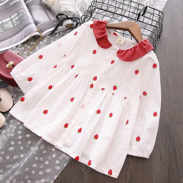 girl cotton strawberry kids clothes fashion long sleeve spring shirts for kids baby blouse shirt cute blusas de nina fashion 210715, White;black
girl cotton strawberry kids clothes fashion long sleeve spring shirts for kids baby blouse shirt cute blusas de nina fashion 210715, White;black