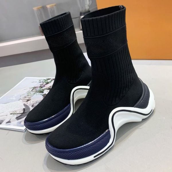 boots fashion black mixed colors knitted vamp women's socks thick-soled heightened outdoor casual shoes 2021 spring design
boots fashion black mixed colors knitted vamp women's socks thick-soled heightened outdoor casual shoes 2021 spring design