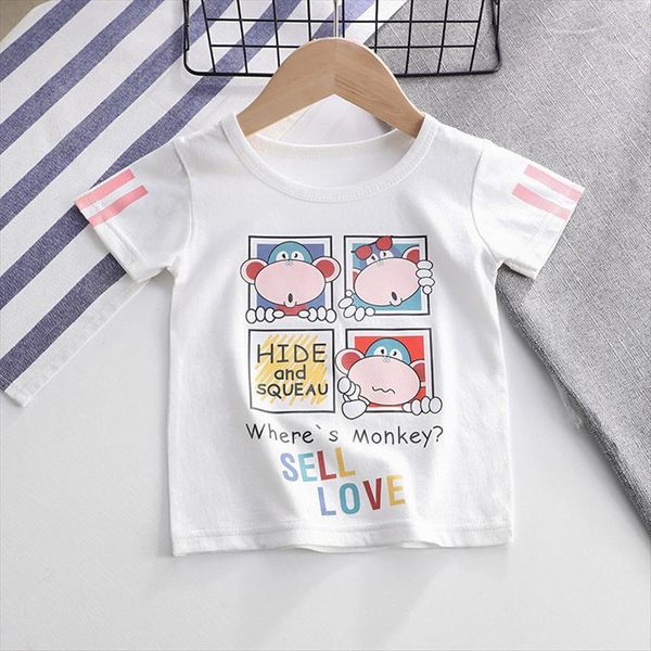 childrens boys t shirt short sleeved pure cotton boy baby cartoon girls clothes girl summer single kids clothing, Blue
childrens boys t shirt short sleeved pure cotton boy baby cartoon girls clothes girl summer single kids clothing, Blue