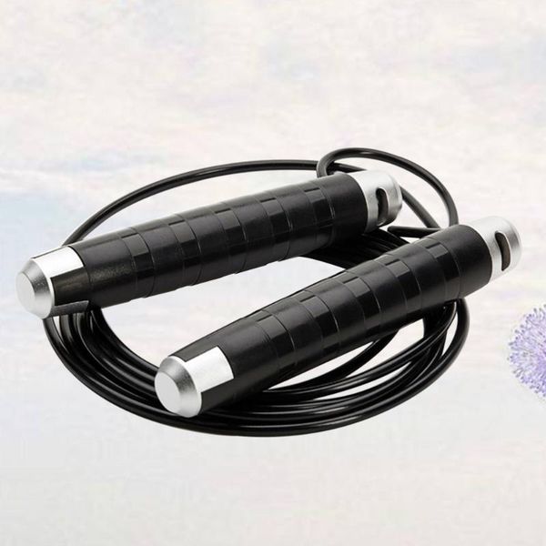 exercise jump rope fitness bearing skipping ropes gym workout equipment for men (black, opp package)
exercise jump rope fitness bearing skipping ropes gym workout equipment for men (black, opp package)