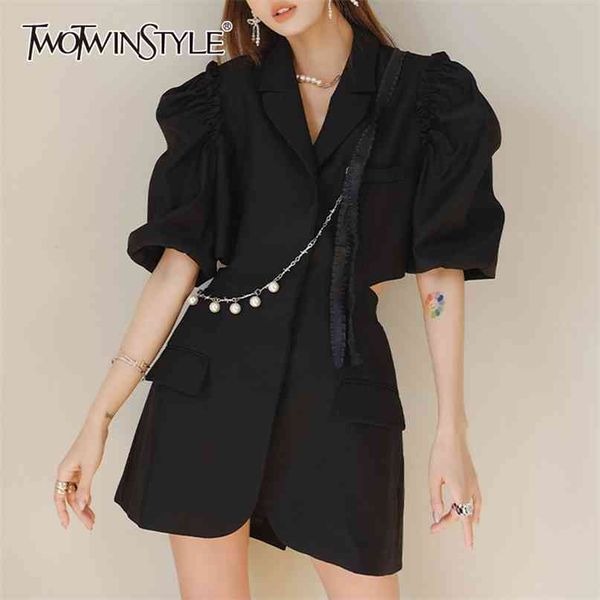 hollow out patchwork pearl dress for women notched puff sleeve high waist mini black dresses female fashion 210520, Black;gray
hollow out patchwork pearl dress for women notched puff sleeve high waist mini black dresses female fashion 210520, Black;gray