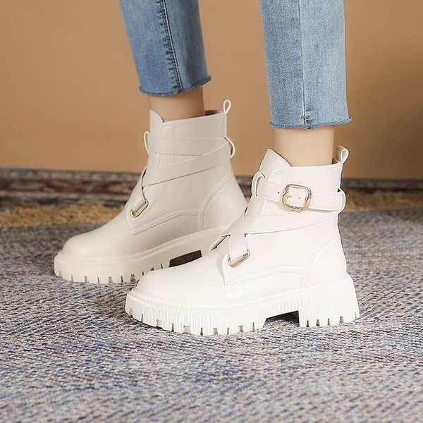 boots okkdey 2021 autumn and winter fashion with belt buckle thick-soled thin short, Black
boots okkdey 2021 autumn and winter fashion with belt buckle thick-soled thin short, Black