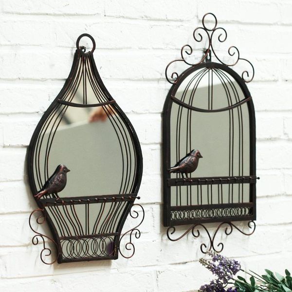 european bird cage mirror mural creative home furnishing iron ornament wall hanging pen lb71705 decorative objects & figurines
european bird cage mirror mural creative home furnishing iron ornament wall hanging pen lb71705 decorative objects & figurines