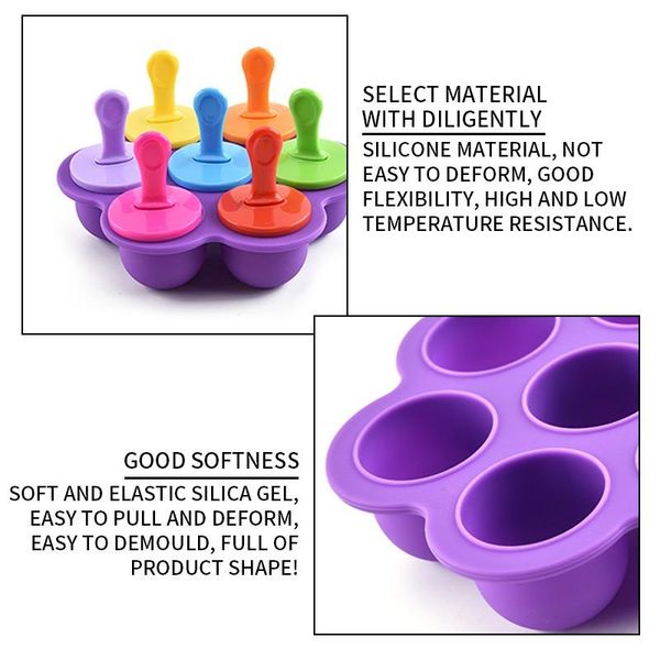 ice cream mold kitchen and bar supplies seven-hole silicone supplement box sealed fresh-keeping tray baking moulds
ice cream mold kitchen and bar supplies seven-hole silicone supplement box sealed fresh-keeping tray baking moulds