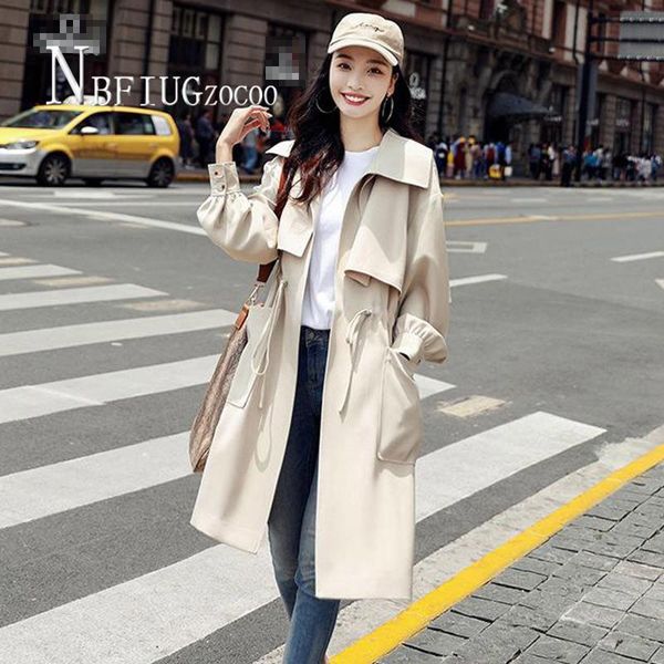 women's jackets 2021 autumn korean fashion loose women coat waist strap pocket female jacket, Black;brown
women's jackets 2021 autumn korean fashion loose women coat waist strap pocket female jacket, Black;brown