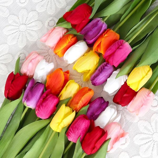 decorative flowers & wreaths mini artificial flower feel moisturizing pu tulip wedding living room decoration cross-border fake factory whol
decorative flowers & wreaths mini artificial flower feel moisturizing pu tulip wedding living room decoration cross-border fake factory whol