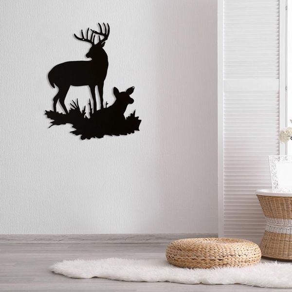window stickers iron metal deer wall diy silhouette artwork art pendant decoration home accessories
window stickers iron metal deer wall diy silhouette artwork art pendant decoration home accessories