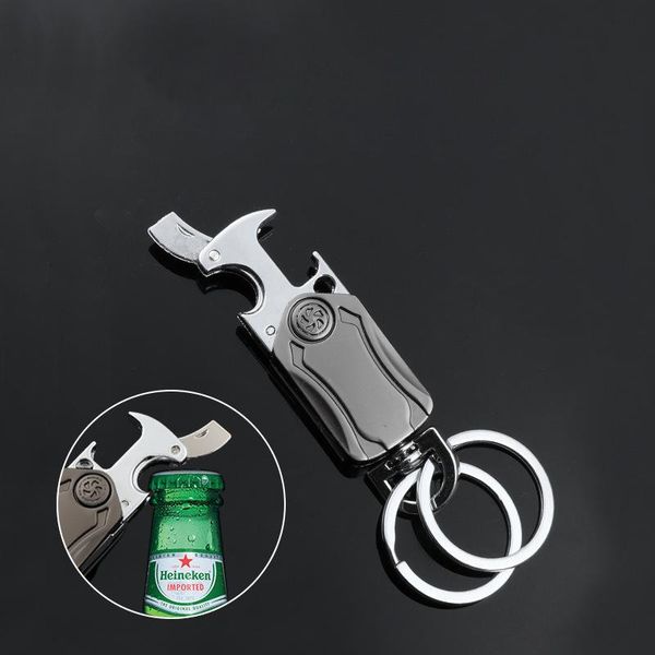 keychains fashion metal beer bottle opener zinc alloy keychain multifunctional men car play key ring tool accessries, Silver
keychains fashion metal beer bottle opener zinc alloy keychain multifunctional men car play key ring tool accessries, Silver