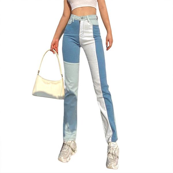 fashion patchwork skinny straight jeans women 2021 y2k high waist pocket color block street long blue denim pants women's
fashion patchwork skinny straight jeans women 2021 y2k high waist pocket color block street long blue denim pants women's