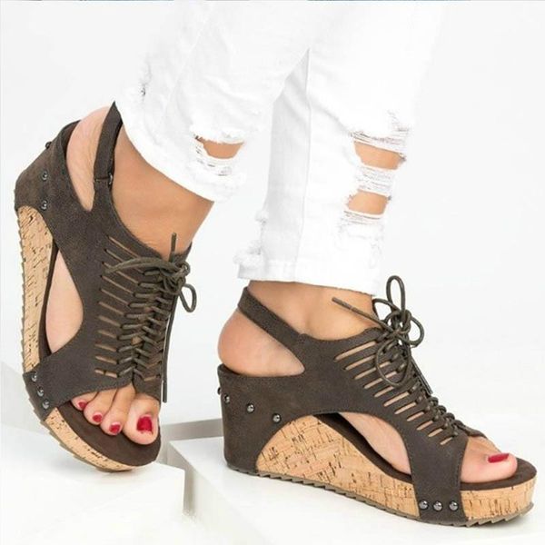 women sandals summer gladiator wedges female cork paltform beach shoes fashion lace up ladies casual plus size, Black
women sandals summer gladiator wedges female cork paltform beach shoes fashion lace up ladies casual plus size, Black