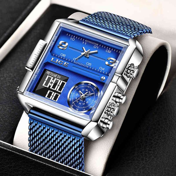 lige luxury men quartz digital watch creative sport watches male waterproof wristwatch montre homme clock relogio masculino+box, Slivery;brown
lige luxury men quartz digital watch creative sport watches male waterproof wristwatch montre homme clock relogio masculino+box, Slivery;brown