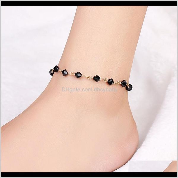 anklets drop delivery 2021 european and american jewelry fashion small clear black beads mittens q2ybl, Red;blue
anklets drop delivery 2021 european and american jewelry fashion small clear black beads mittens q2ybl, Red;blue