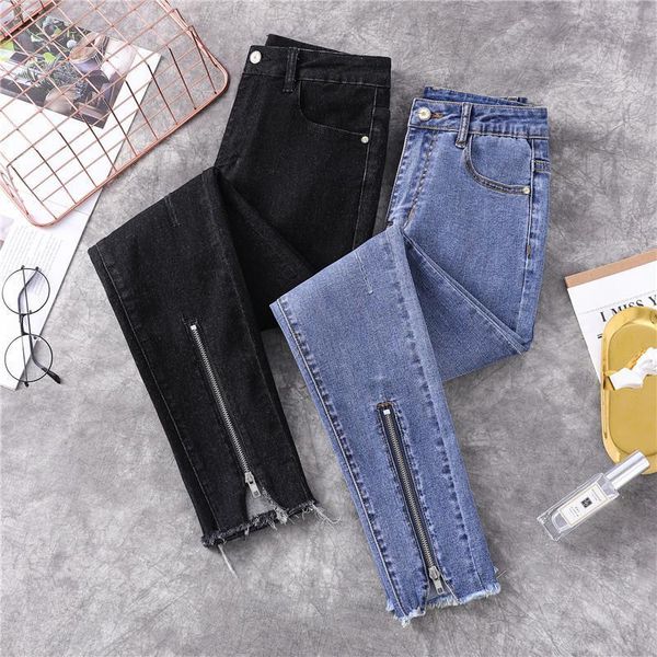 women's jeans 2021 women spring casual solid chic denim trouser female zipper button high waist wash harem pant lady elegant pencil f95, Blue
women's jeans 2021 women spring casual solid chic denim trouser female zipper button high waist wash harem pant lady elegant pencil f95, Blue