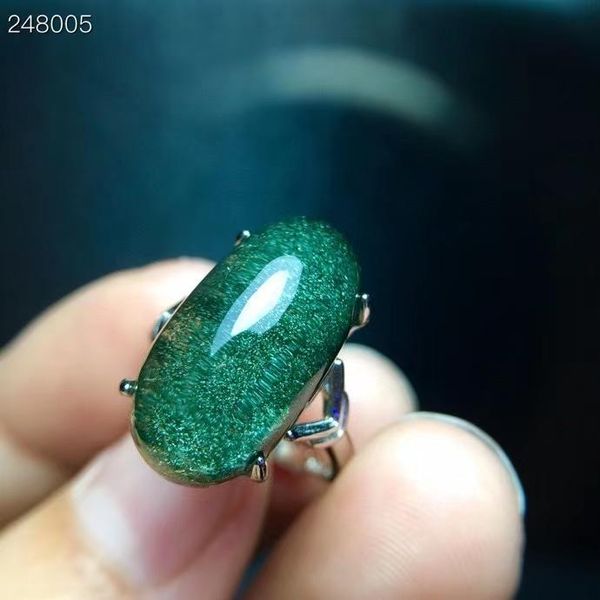 cluster rings genuine natural green phantom quartz adjustable oval ring 17.1/12.3mm round 925 sterling silver bead, Golden;silver
cluster rings genuine natural green phantom quartz adjustable oval ring 17.1/12.3mm round 925 sterling silver bead, Golden;silver