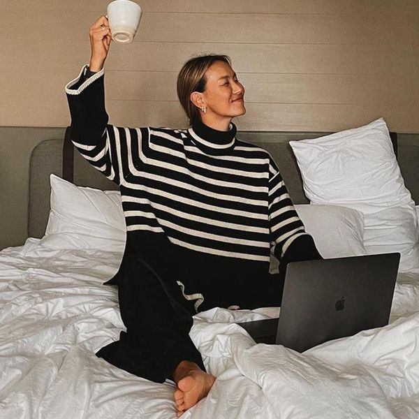 women's sweaters yimunancy 6 colors striped turtleneck women long sleeve knitted 2021 autumn winter ladies casual, White;black
women's sweaters yimunancy 6 colors striped turtleneck women long sleeve knitted 2021 autumn winter ladies casual, White;black