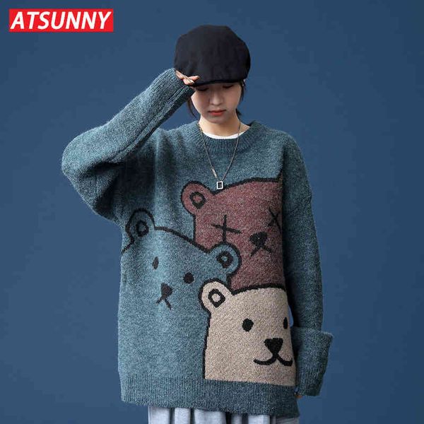 atsunny japane ins cartoon hiphop fashion bear sweater streetwear pullover autumn and winter men harajuku cloth, Black
atsunny japane ins cartoon hiphop fashion bear sweater streetwear pullover autumn and winter men harajuku cloth, Black