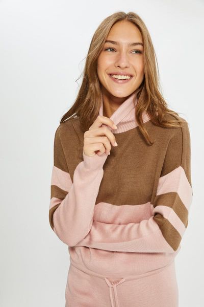 women's two piece pants trendyol turtleneck knitwear sweater bottom-suit twoaw22au0067, White
women's two piece pants trendyol turtleneck knitwear sweater bottom-suit twoaw22au0067, White