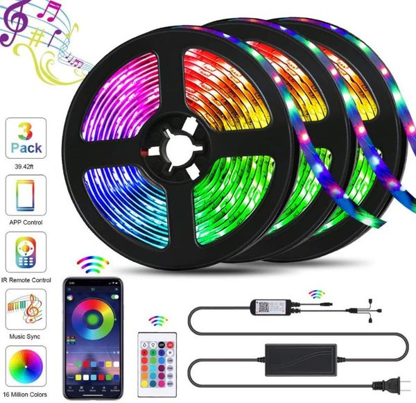 strips led strip light rgb flexible ribbon music 5m 10m 15m tape diode dc 12v+ remote control +adapter
strips led strip light rgb flexible ribbon music 5m 10m 15m tape diode dc 12v+ remote control +adapter