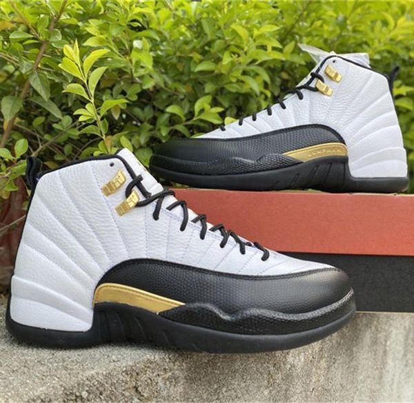 12 royalty men basketball shoes xii 12s white black-metallic gold designer sports sneakers size us7-13 with box ct8013-170
12 royalty men basketball shoes xii 12s white black-metallic gold designer sports sneakers size us7-13 with box ct8013-170