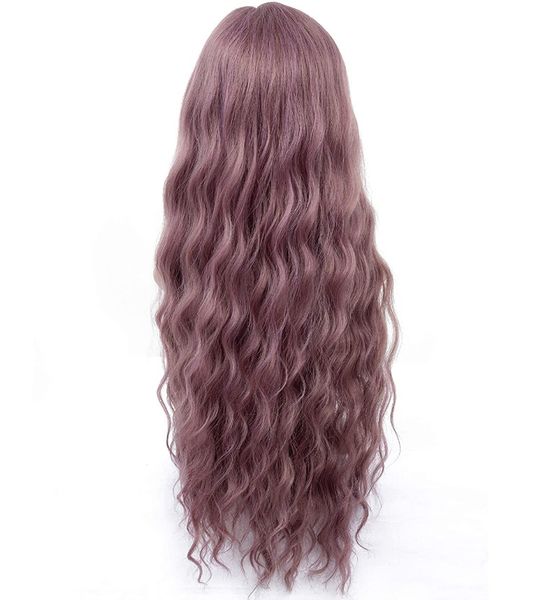 2021 new wig europe and the united states fashion wig women versatile leisure long curly hair pink senior high temperature silk fiber headse, Black
2021 new wig europe and the united states fashion wig women versatile leisure long curly hair pink senior high temperature silk fiber headse, Black