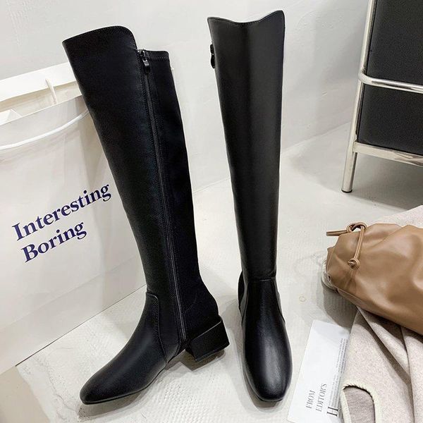 boots 2021 winter suede round head high skinny stretch women over-the-knee plus cotton warm mujer, Black
boots 2021 winter suede round head high skinny stretch women over-the-knee plus cotton warm mujer, Black