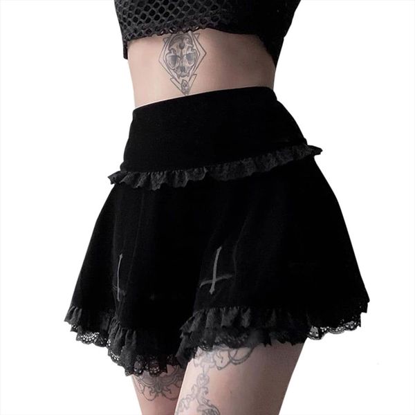fashion cross embroidery women skirts casual summer stylish lace trim for party, Black
fashion cross embroidery women skirts casual summer stylish lace trim for party, Black