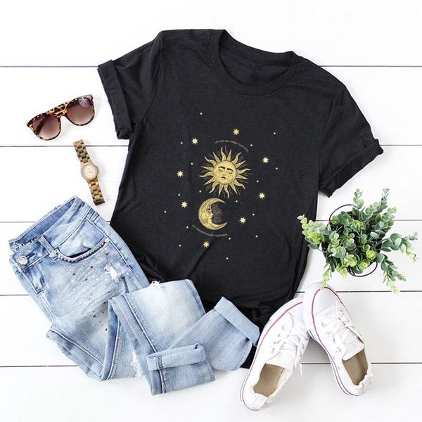 women's t-shirt harajuku aesthetic women tshirt sun moon print loose o neck short sleeve 100%cotton femme casual fashion summer yqzu, White
women's t-shirt harajuku aesthetic women tshirt sun moon print loose o neck short sleeve 100%cotton femme casual fashion summer yqzu, White