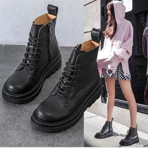 boots leather women's 2021 versatile british style thick bottom high side zipper fashionable casual short, Black
boots leather women's 2021 versatile british style thick bottom high side zipper fashionable casual short, Black