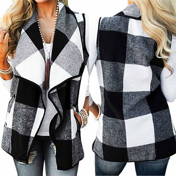 women's jackets winter checked coats women fashion casual oversized turn down collar long outwear thick warm woolen blends overcoats, Black;brown
women's jackets winter checked coats women fashion casual oversized turn down collar long outwear thick warm woolen blends overcoats, Black;brown