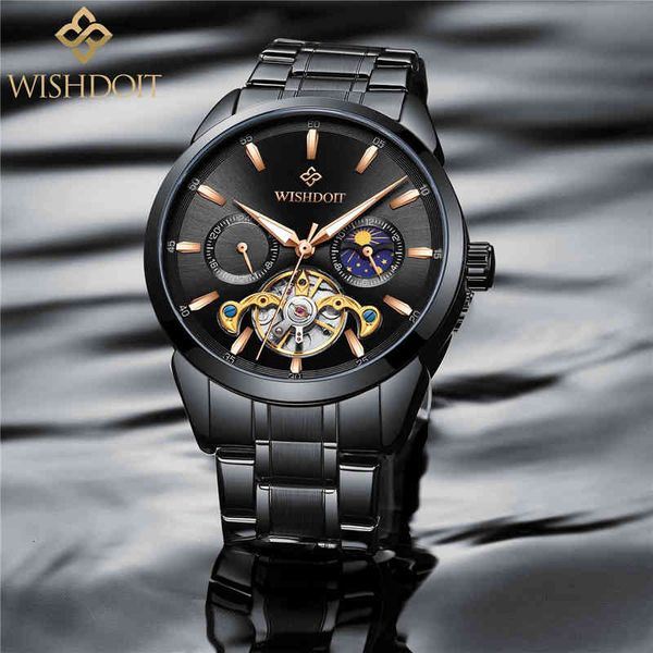 men business doit mechanical casual skeleton moon phase polshorlogie stainless steel watertight lighting automatic clock male, Slivery;brown
men business doit mechanical casual skeleton moon phase polshorlogie stainless steel watertight lighting automatic clock male, Slivery;brown