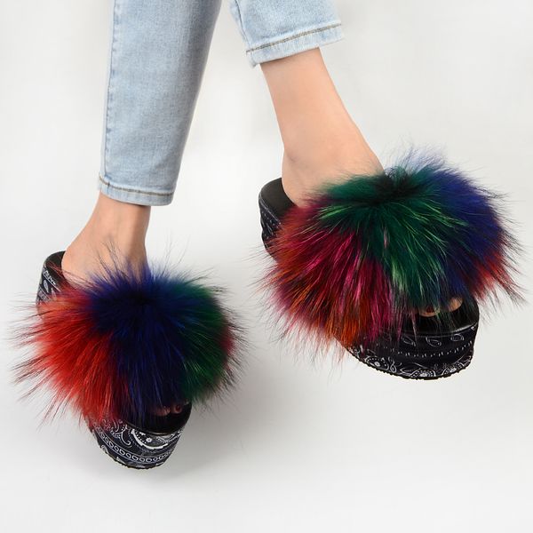 slippers platform sandals women fox fur heels slides 2021 big size fluffy slides luxury designer brand wholesale vendor slides, Black
slippers platform sandals women fox fur heels slides 2021 big size fluffy slides luxury designer brand wholesale vendor slides, Black