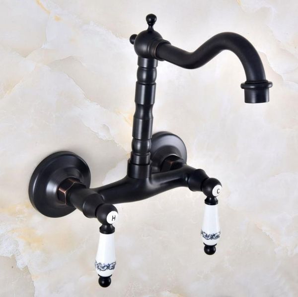bathroom sink faucets black oil rubbed brass double hole lever handle kitchen basin faucet mixer / cold tap swivel spout 360' dnf833
bathroom sink faucets black oil rubbed brass double hole lever handle kitchen basin faucet mixer / cold tap swivel spout 360' dnf833