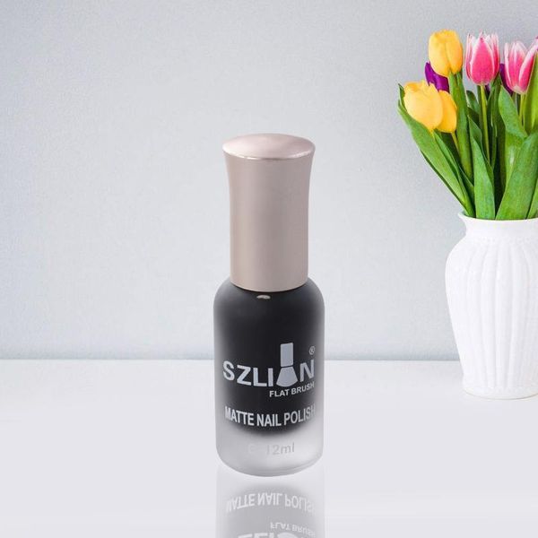 nail gel 12ml matte polish frosted varnish art accessory (5#), Red;pink