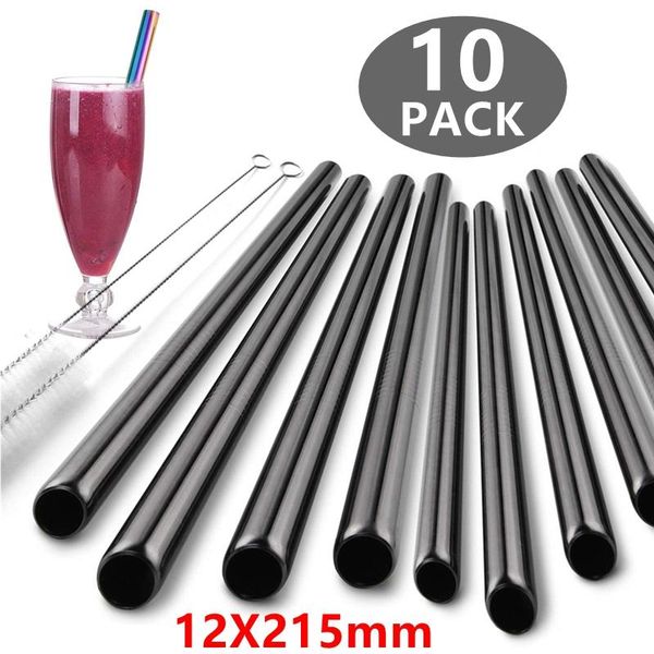 drinking straws 12mm eco-friendly reusable 304 stainless steel set bent angled tips metal straw for smoothie boba bubble tea
drinking straws 12mm eco-friendly reusable 304 stainless steel set bent angled tips metal straw for smoothie boba bubble tea